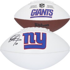 Brian Burns New York Giants Autographed Wilson White Panel Football