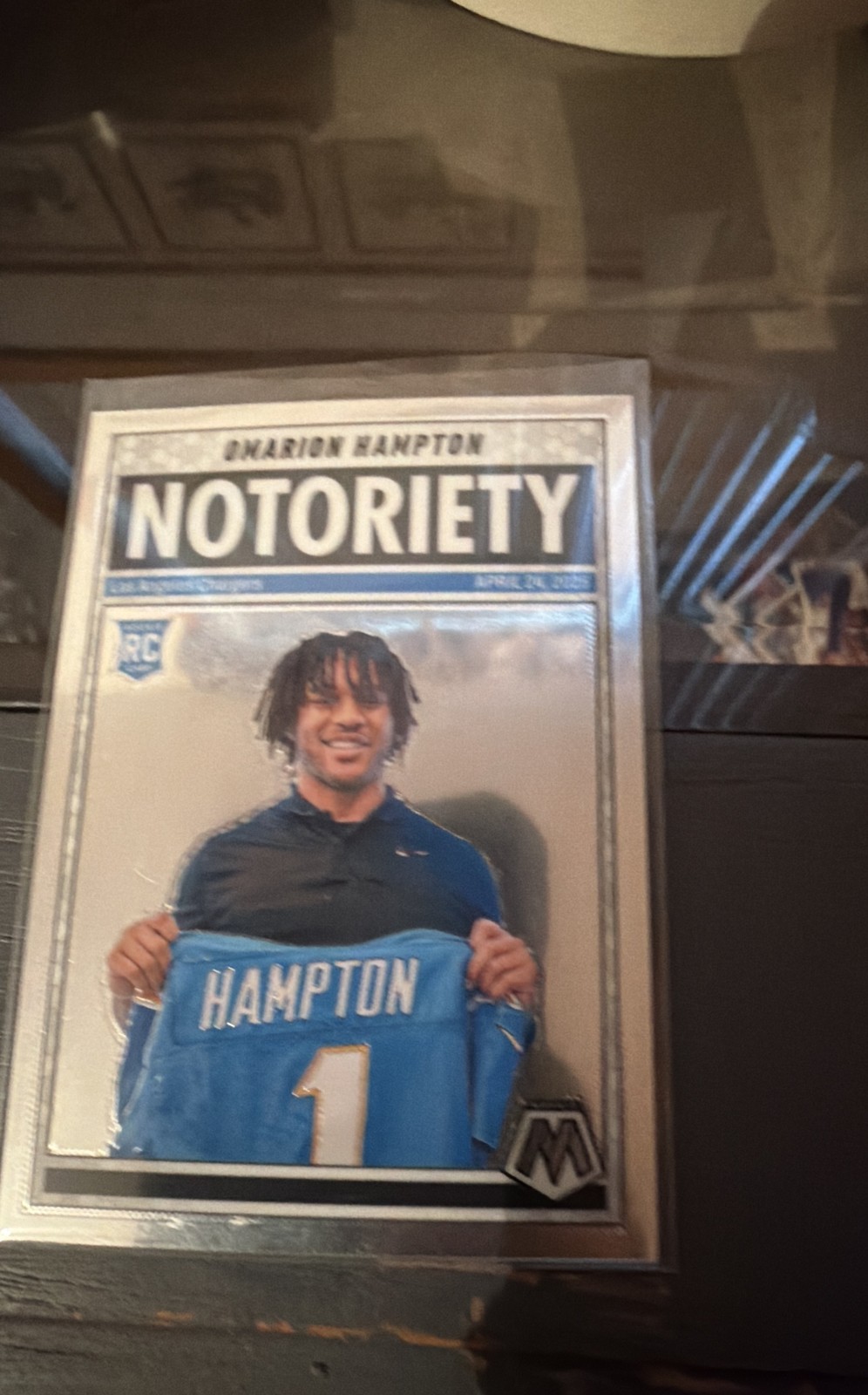 2025 Panini Mosaic - Notoriety Omarion Hampton #20 (RC)