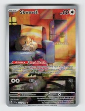 Skwovet 222/198 Holo Illustration Rare Scarlet & Violet Pokemon 2023 LP on eBay