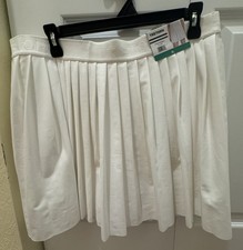 Tretorn Women's Pleated Short Skort, White, Sz: X-Large xl length 18  