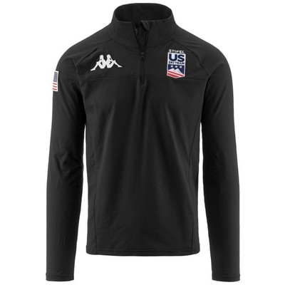 US SKI TEAM MICROPOLAR FLEECE UNISEX in STRETCH 23/24 Mod. 6CENTO 687BK Gr. L