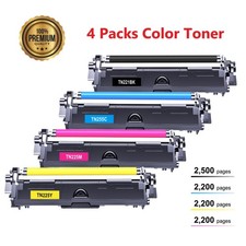 4x TN221 BK TN225 Color Toner For Brother TN-221 MFC-9130CW 9330CDW MFC-9340CDW