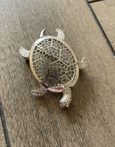 Vintage filigrane Schildkrötennadel