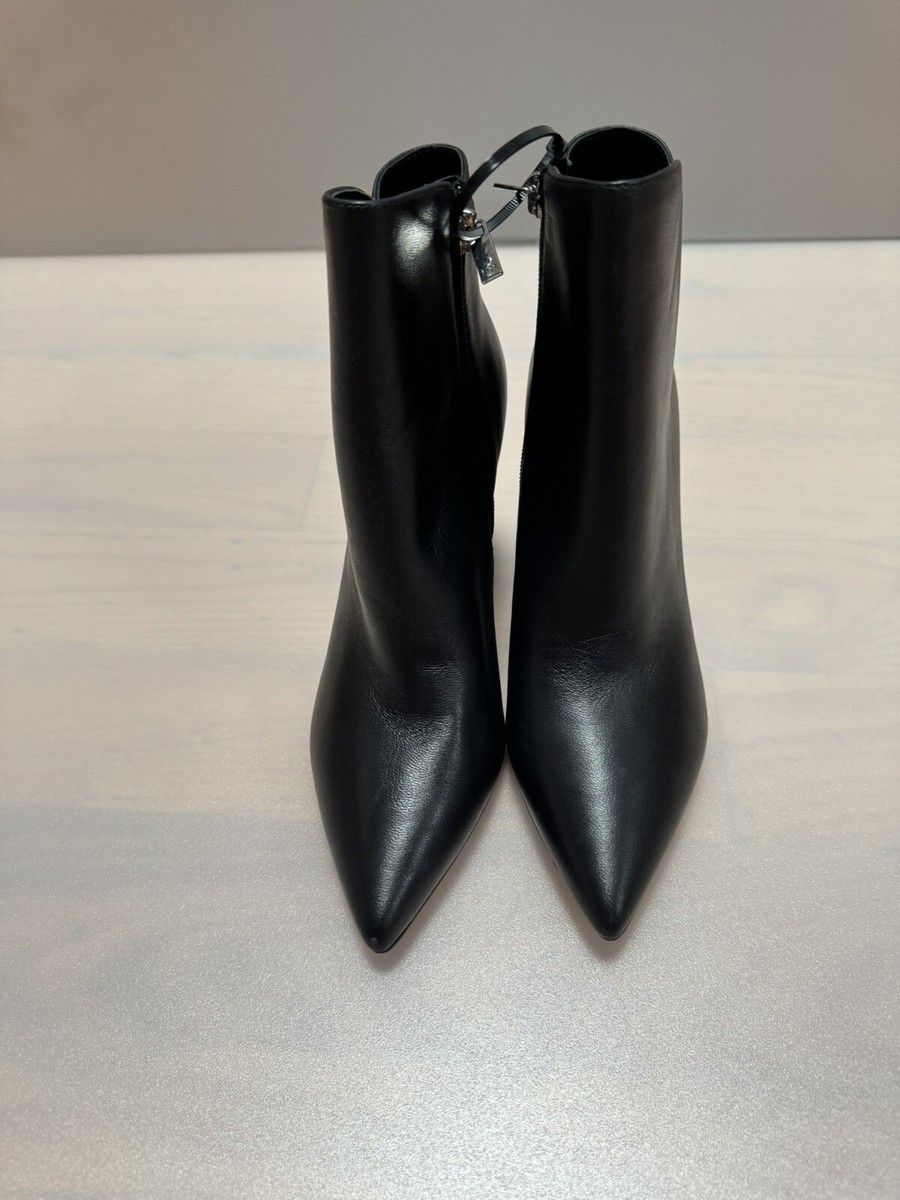 Marc Fisher LTD Black Leather Boot In Size 6 1/2 New Without  display picture 2