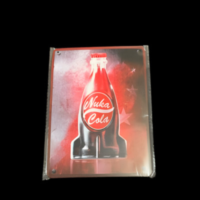 Fallout 4 Nuka Cola Metal Poster ( 5 1/2 x 8)