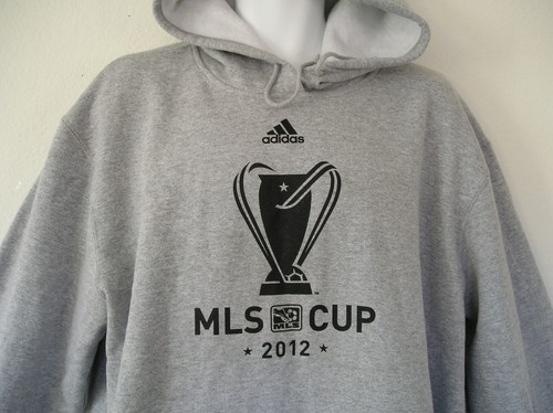 Adidas RaRe Vintage MLS CUP 9OZ FLEECE Hoody jersey soccer Sweat shirt Men sz XL - Picture 2 of 3