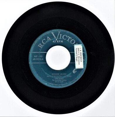 EDDY ARNOLD - ROCKIN' ALONE - I'M THINKING TONIGHT OF MY BLUE EYES - 1947 VG 45