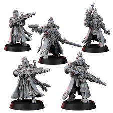 Wargames Exclusive Mechanic Adept Rad Warriors (5U) 28mm Sisters Skitari