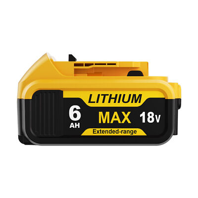 2X For DeWalt 20V 20Volt Max XR 6.0AH Lithium Ion Battery DCB204-2 DCB206 DCB205