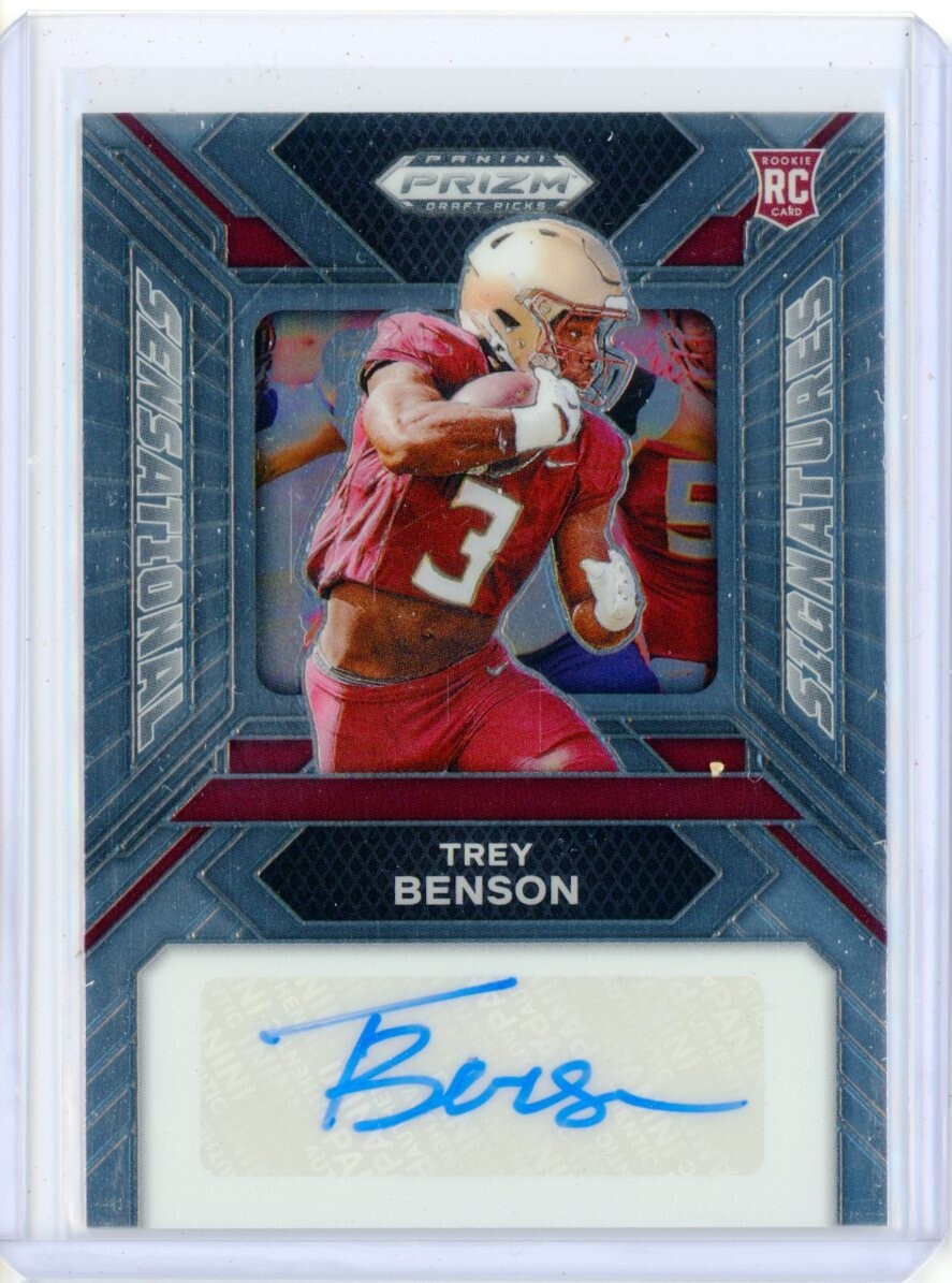 2024 Panini Prizm Draft Picks TREY BENSON AUTO Autograph RC Rookie Cardinals
