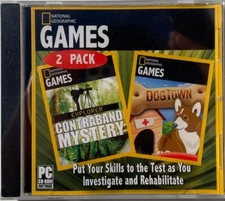 National Geographic Games 2 Pack: Contraband Mystery & Dogtown PC-CD - NEW in JC