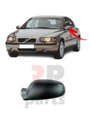 FOR VOLVO S60 2000 - 2003 NEW DOOR WING MIRROR COVER CAP FOR PAINTING LEFT N/S