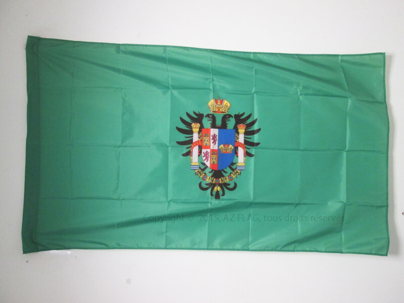 Drapeau Toledo 150x90cm anti-effilochage avec fourreau stable