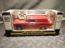 1/24 LIBERTY CLASSICS LAW ENFORCEMENT ST. 50065 1955 CHEVY SEDAN DELIVERY RED