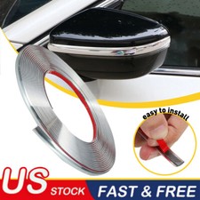 25ft 10mm Chrome Molding Trim Strip Car Door Body Window Bumper Protector Guard 25ft 10mm Chrome Molding Trim Strip Car Door Body Window Bumper Protector Guard