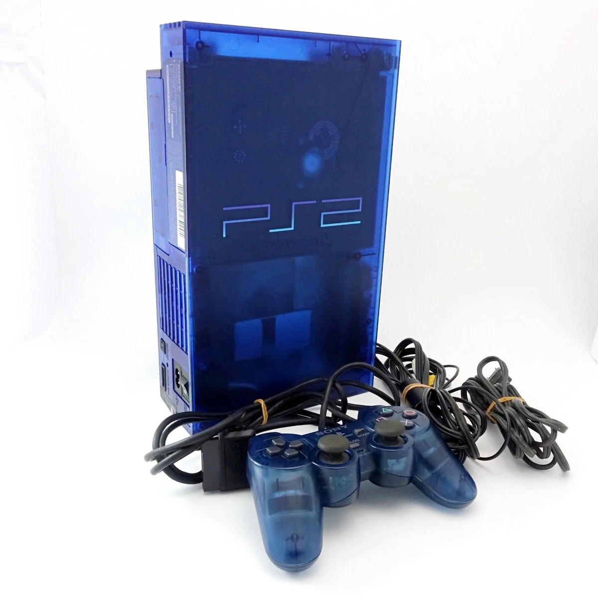 PlayStation 2 SCPH-37000 SONY Ocean Blue Console w/Controller