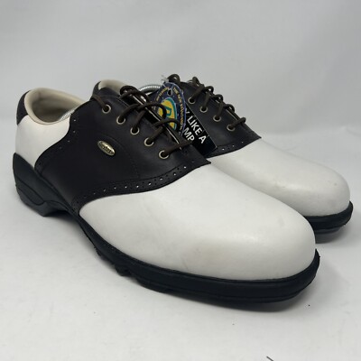 Dexter Men's Size 11.5 Soft Shoe Classic II Scorpion GF300-14 Leather Golf Shoes