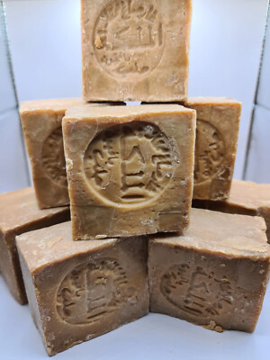 4 Stück Aleppo-Seife Soap! Beste Qualität! Lorbeer, Olivenöl, handmade & vegan!