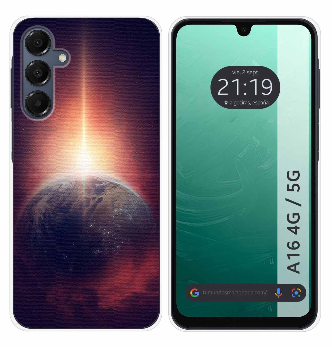 Cover Silicone per Samsung Galaxy A16 4G/5G Disegno Terra Disegni