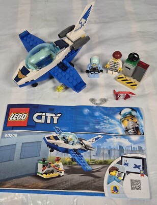 Lego City #60206 Sky Police Jet Patrol 2019 100% Complete with
