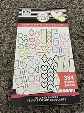 Me  My Big Ideas The Happy Planners Colorful Shapes 384 Pieces Sticker Sheets