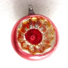 Old Vintage GDR Glass Christmas Ornament X-mas Fir-tree Decorations Lantern