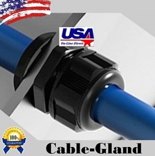 4 AWG 1/2" Waterproof Firewall Sheetmetal Grommet Power Wire Cable GA Marine