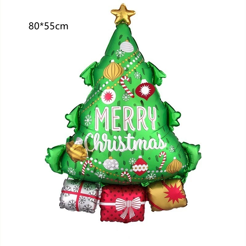 5pcs Christmas Tree Foil Balloon Set Party Supplies Christmas XMAS Decoration - image 2 of 3