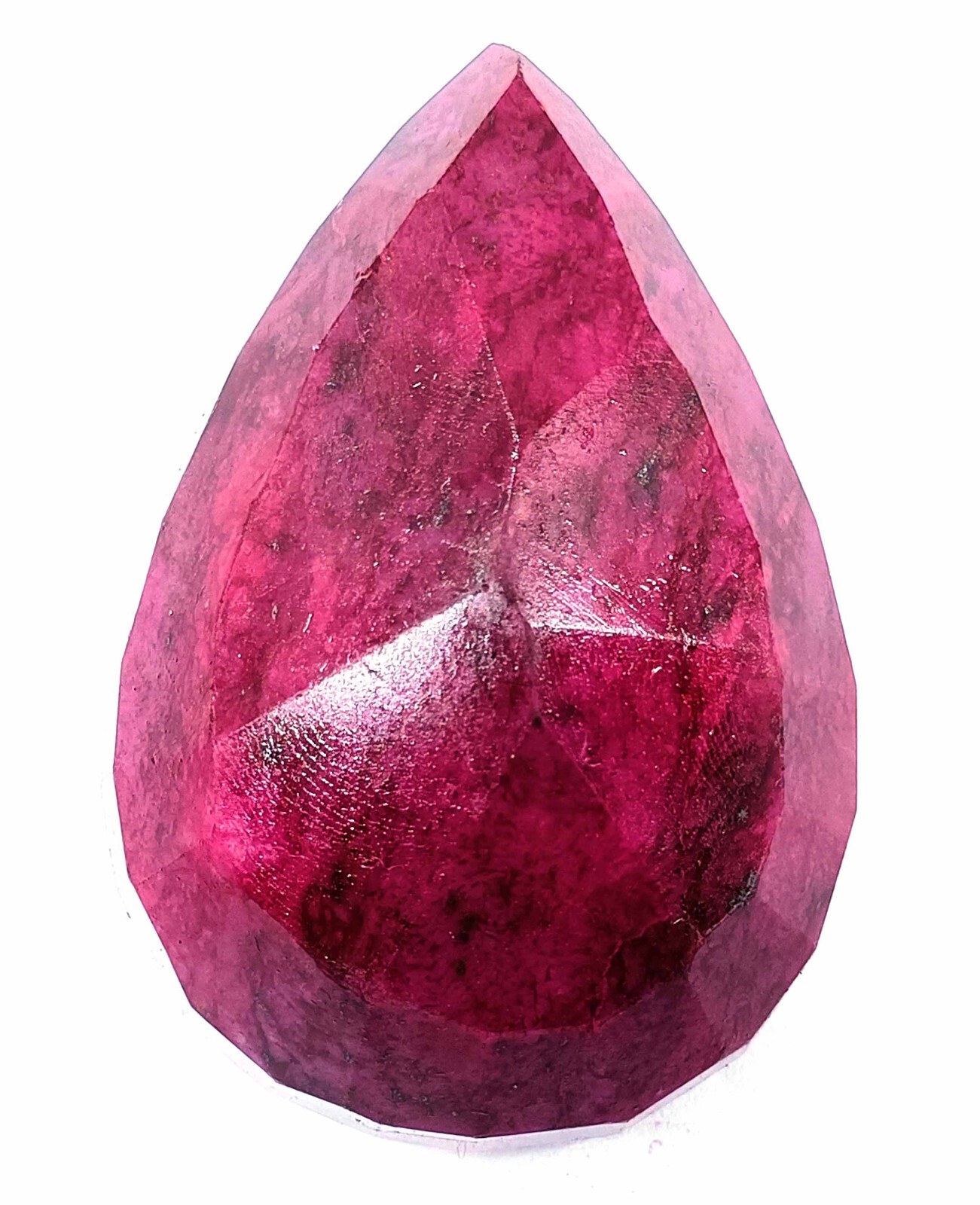 Ebay Offer 580 Ct Faceted Natural Red Ruby EGL Pear Shape Loose