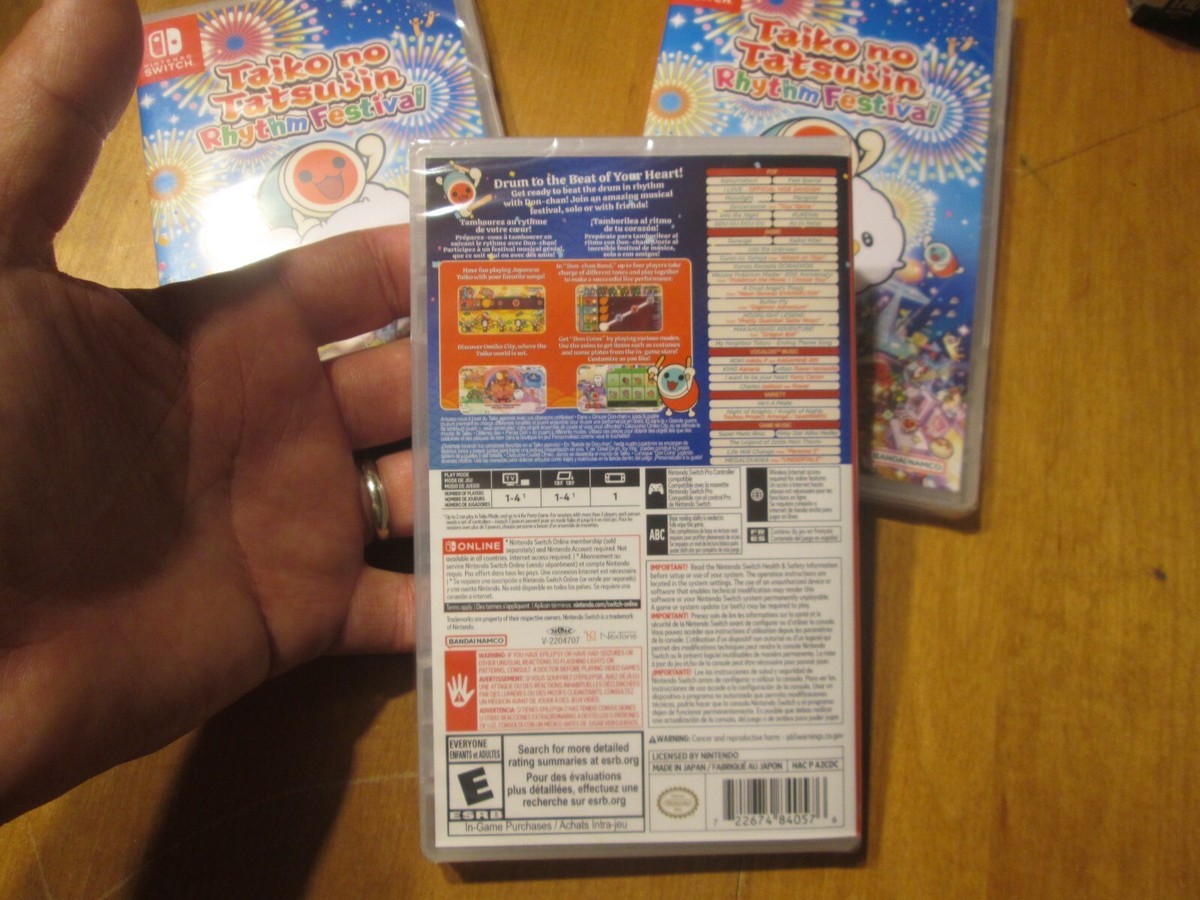 Taiko no Tatsujin Rhythm Festival NINTENDO SWITCH NEW FACTORY