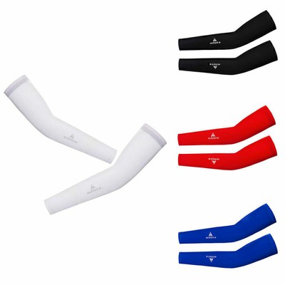Radsport Armlinge Armwärmer Unisex-Erwachsene Schwarz Blau Rot Weiß