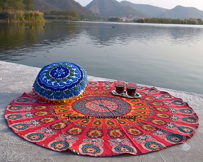 Indian Cotton Wall Hanging Mandala Tapestry Hippie Beach Throw
