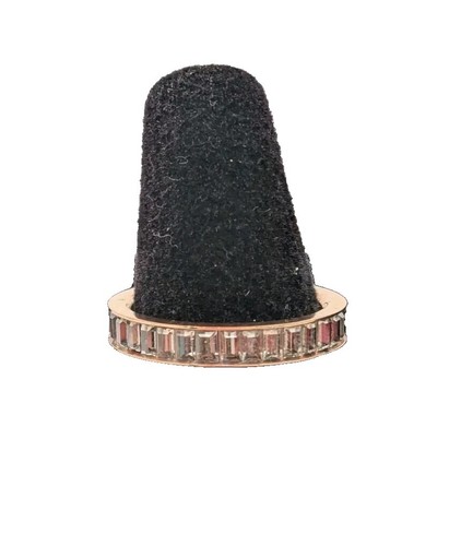 Swarovski Crystal MARCH Double Ring Squirrel Gold Authentic Signed