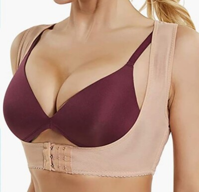 WOWENY Joyshaper Women's Size S Beige Breast Support Posture Bra Shapewear, NEW