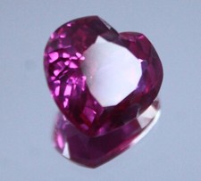 Extremely Rare Pink Sapphire Heart Cut 13 Ct NATURAL CERTIFIED Loose Gemstone