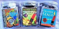 30ct. Display Jar Lighter Leash Metal (Asst. Designs) - US Seller