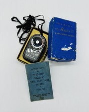 Vintage Weston Master II CINE Exposure Meter Instructions  Original Box