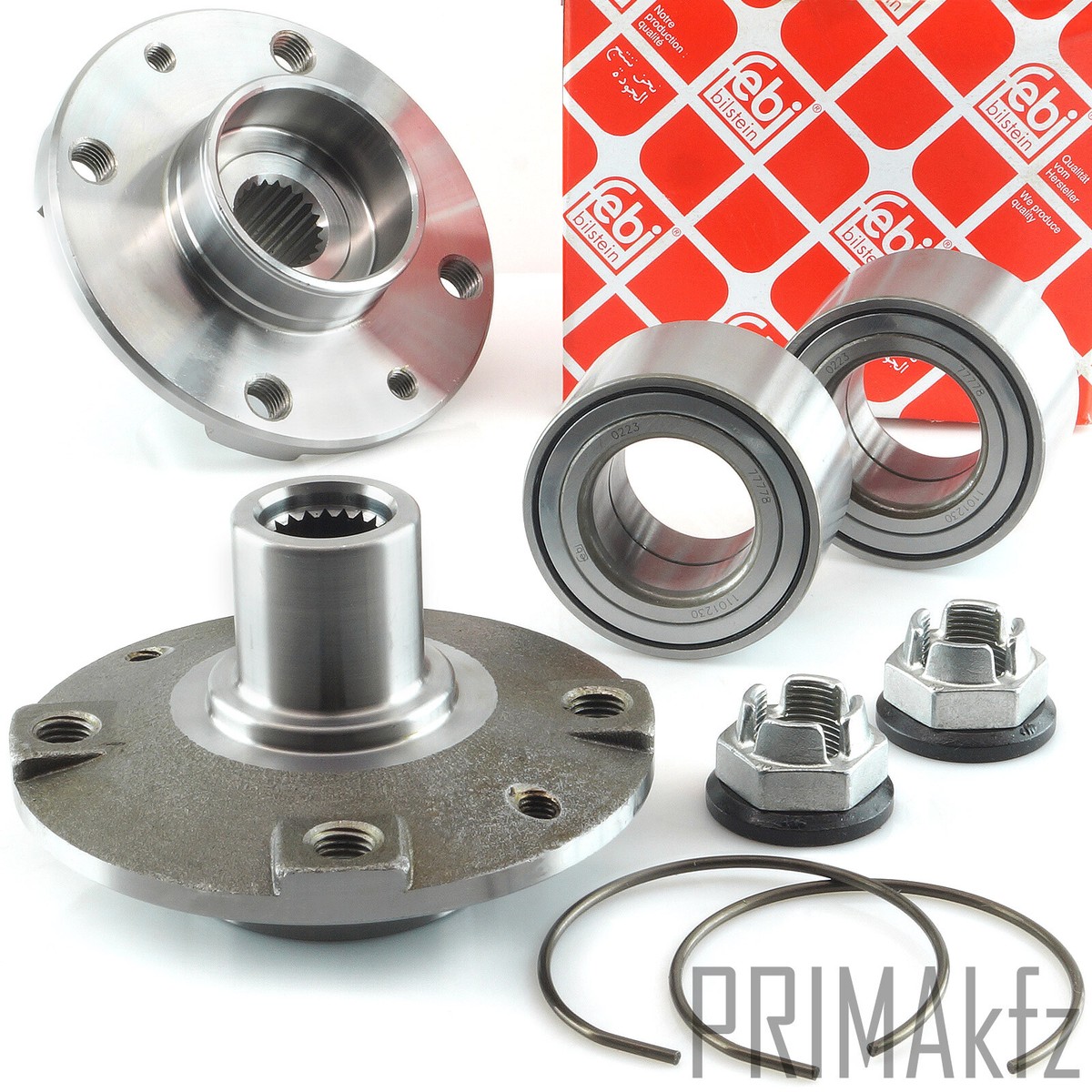 2x FEBI RADLAGER SATZ VORDERACHSE RE/LI Für RENAULT CLIO Twingo Super 5 9 11 11290