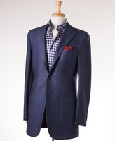 $7795 Kiton Dark Blue Woven Cashmere-silk Sport Coat Slim 40 L (eu 50l) on sale $7795 Kiton Dark Blue Woven Cashmere-silk Sport Coat Slim 40 L (eu 50l) on sale