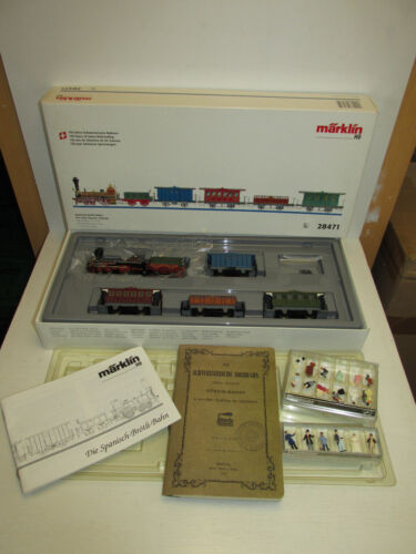 Märklin 28471 delta digital track H0 Spanish Brötli railway locomotive + car + figures - Picture 1 of 12