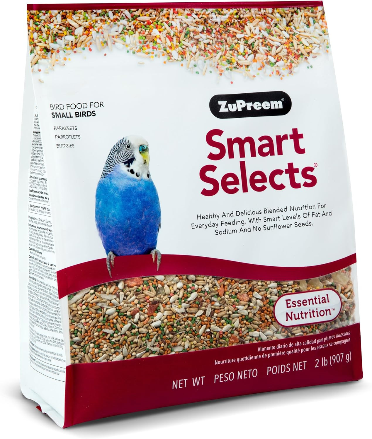 For Parakeet, Budgie, Parrotlet, Dove, Bird Pellet