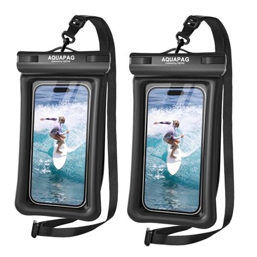 IP68 Waterproof Phone Pouch 2 Pack-Up to 7.0