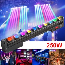 250W 10 LED Moving Head Light Stage Wall Wash Lighting DMX RGBW DJ Disco Lights