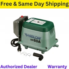 Hiblow HP-60-017A Septic Air Pump With Alarm  | 2 Year Warranty