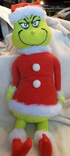 Christmas Grinch Plush Doll Soft Toy Stuffed w/ faux fur 21" Tall