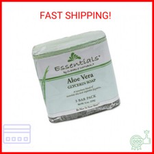 Clearly Natural Glycerine Bar Soap, Aloe Vera, 12 oz, 3 Count