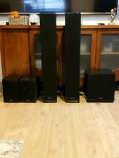 Definitive Technology (2) Speakers Bp7006 (2) Studio Monitor 350 Center Speaker