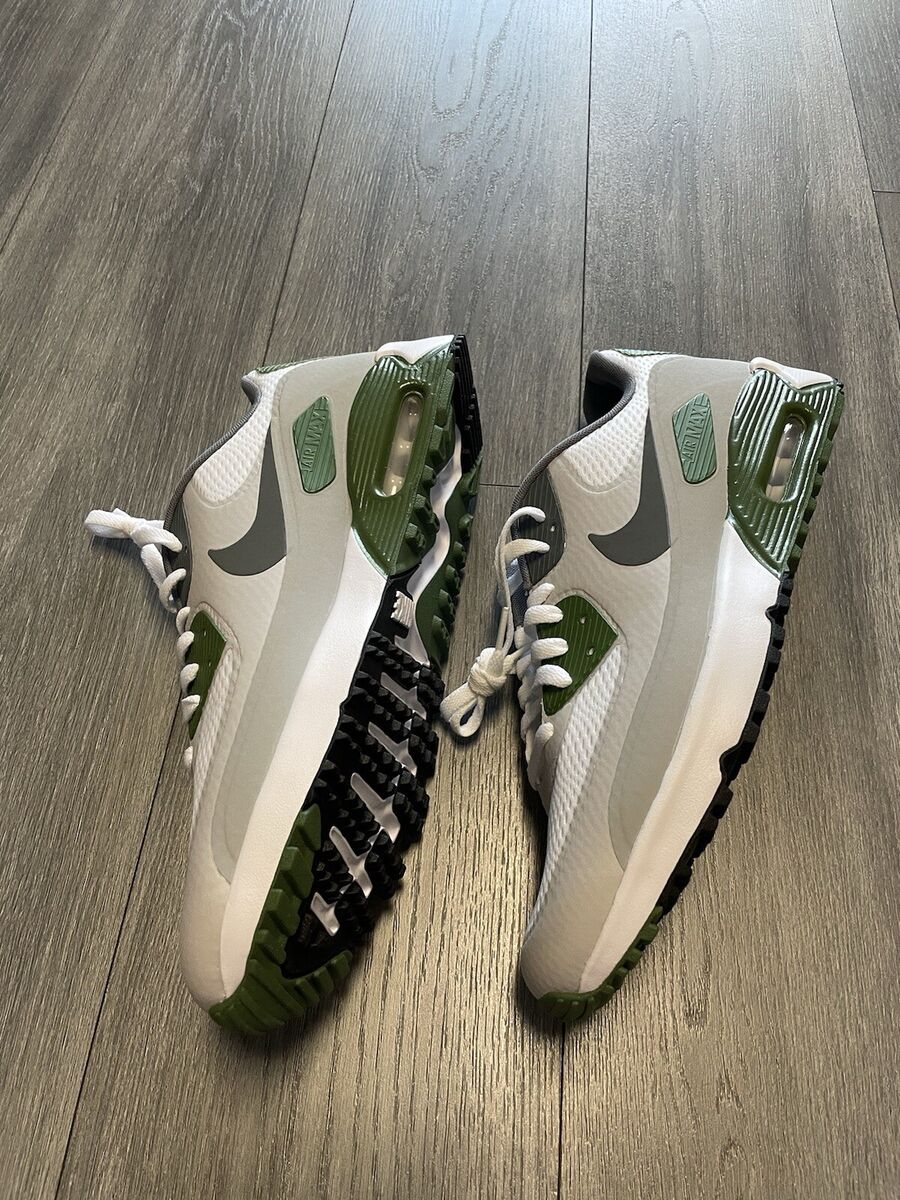NEW Nike Air Max 90 G White/Green Men's Size 14 Golf Shoes NEW Nike Air Max 90 G White/Green Men's Size 14 Golf Shoes