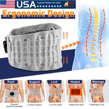 Inflatable Belt Red Light Heating Vibration Massage Airbag Support Back Relief