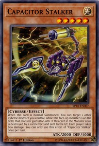 Capacitor Stalker - SP18-EN007 - Common - 1st Edition x3 - Near Mint
